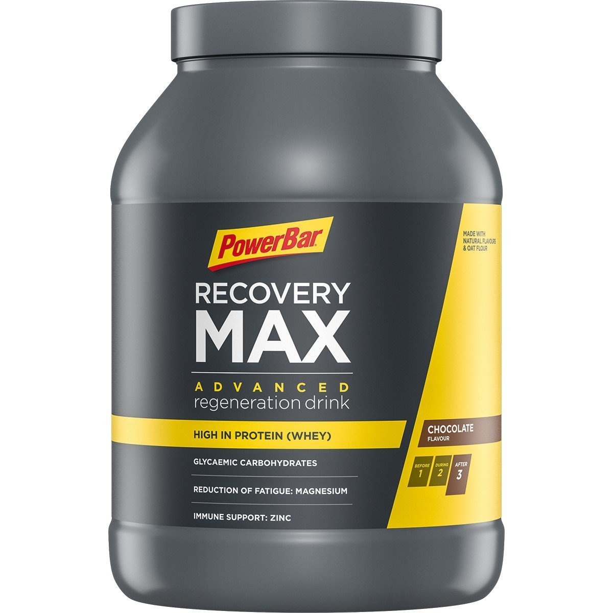 Tilbehør - Energiprodukter - Powerbar Recovery Max - Chocolate - 1144g