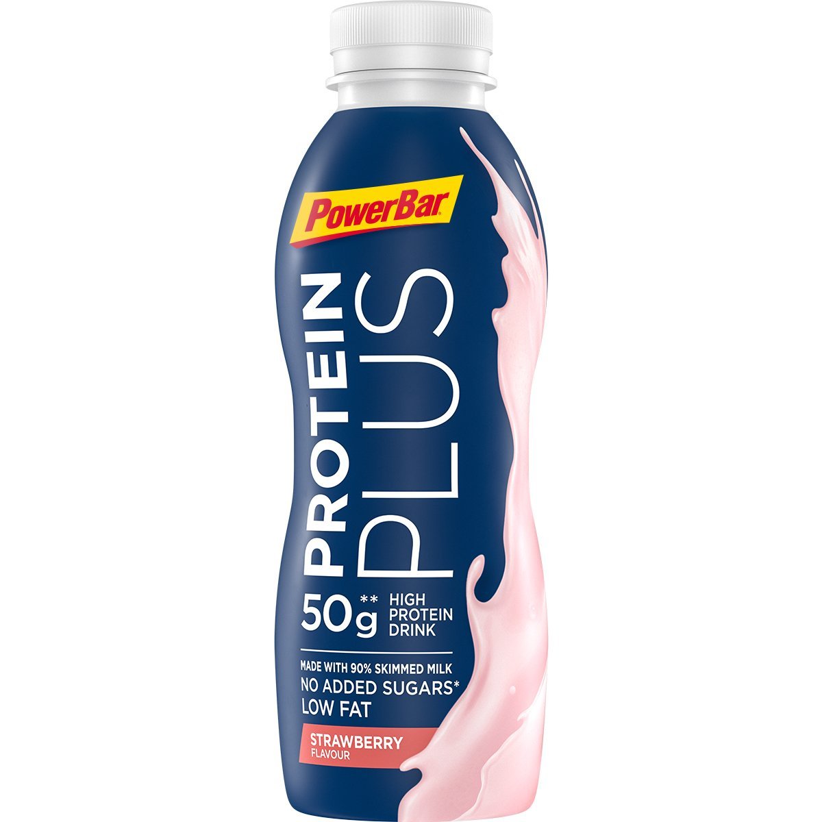 Billede af PowerBar Protein Plus - High Protein Drink - Jordbær, 500 ml