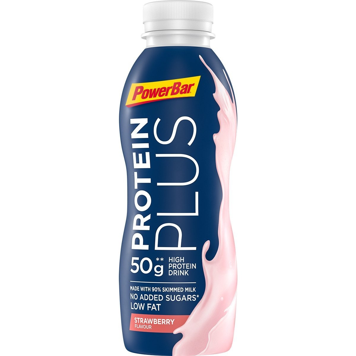 Tilbehør - Energiprodukter - PowerBar Protein Plus - High Protein Drink - Jordbær, 500 ml
