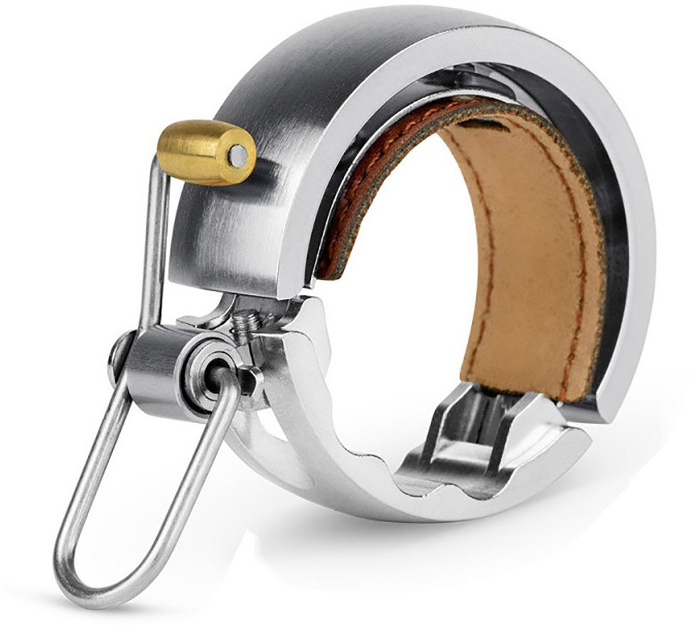 Knog Knog Ringeklokke Knog Oi Luxe LARGE - Sølv Tilbehør > Ringeklokker