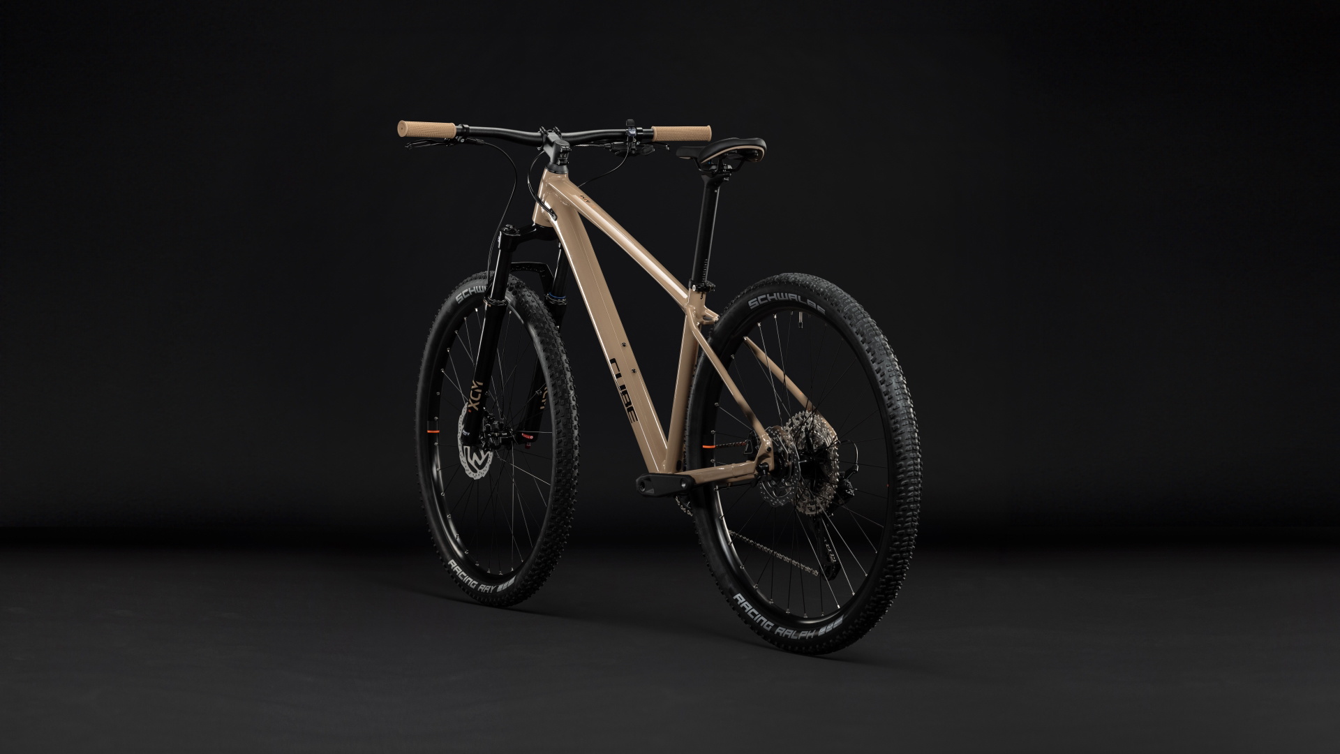 Cykler - Mountainbikes - Cube Aim SLT 29" 2027 - Cappuccino´n´Black
