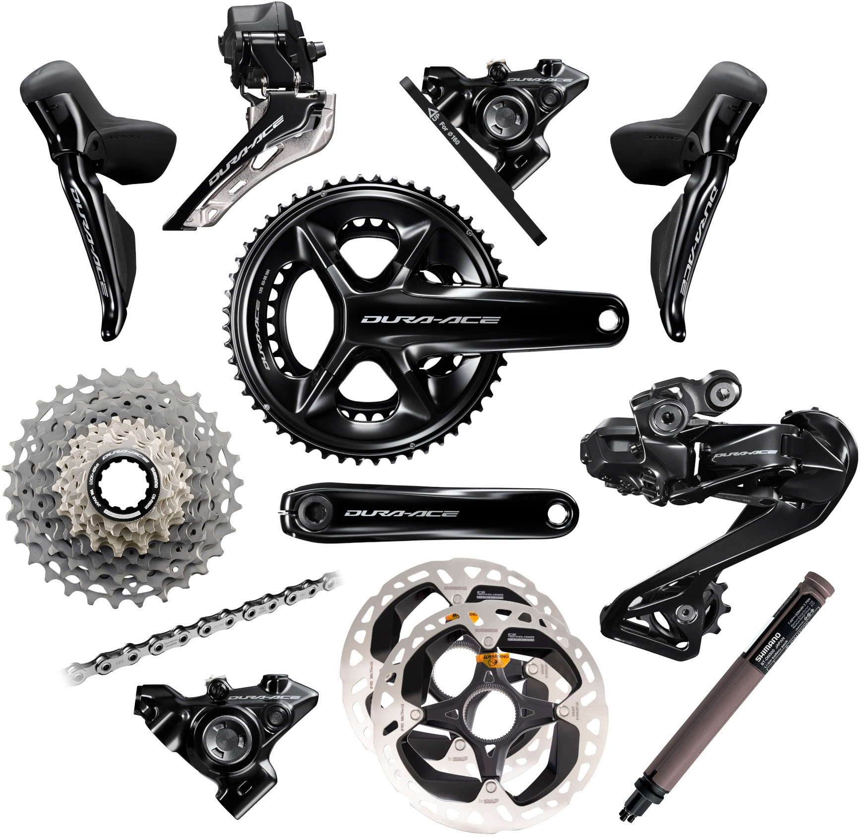 Reservedele - Geargrupper - Shimano Dura-Ace R9200 Introdction Box R9250 - Komplet Geargruppe 2x12