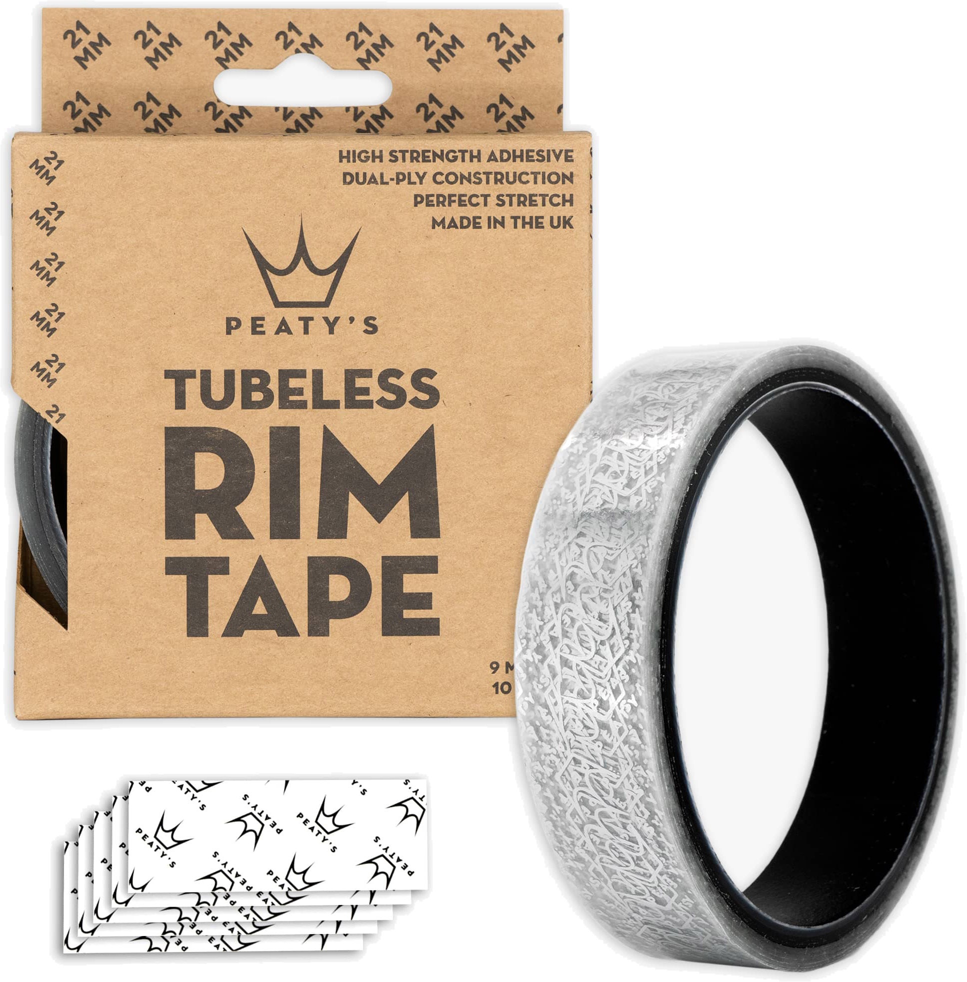 Reservedele - Tubeless - Peaty's 21mm Tubeless Rim Tape - 9m