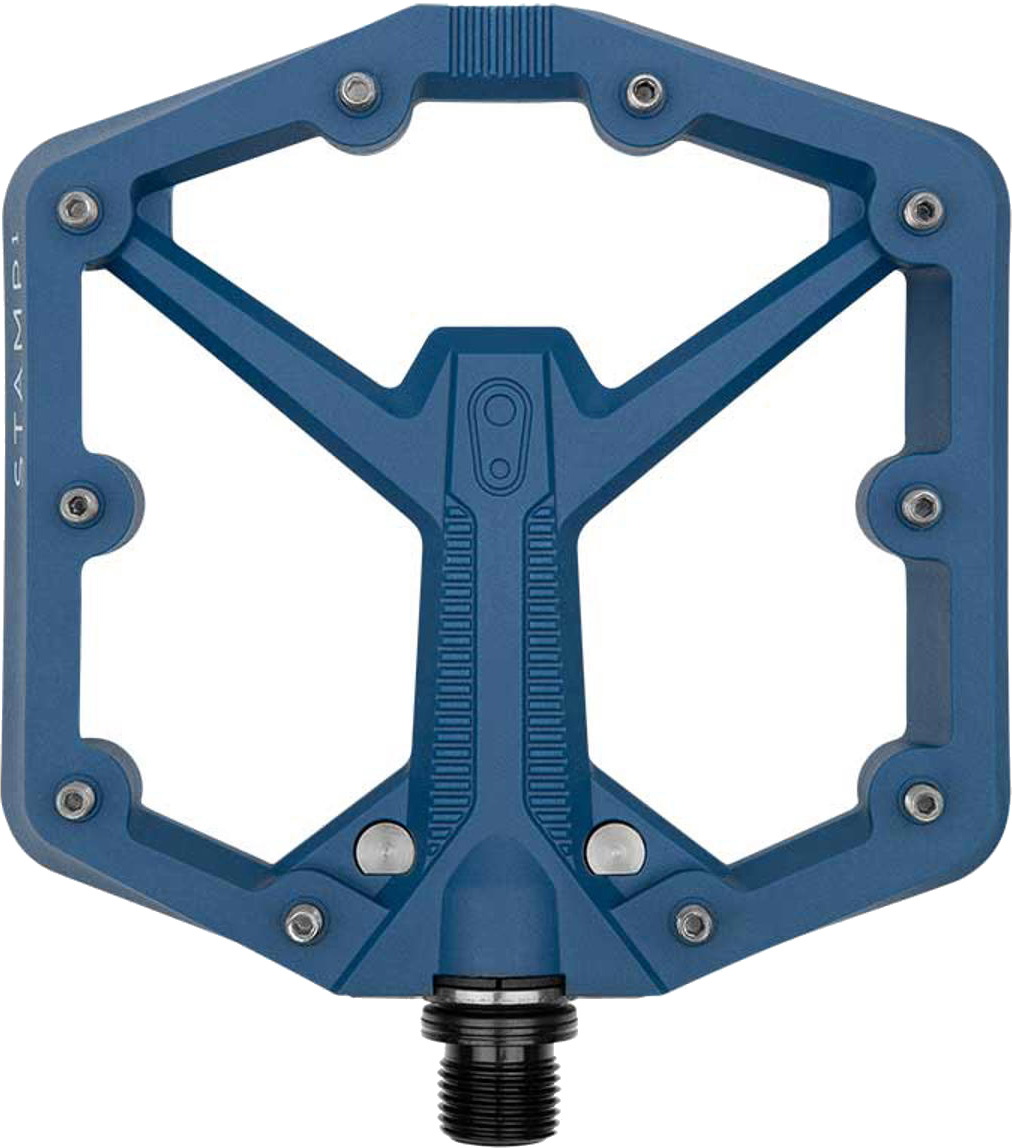 CrankBrothers Flat Pedal Stamp 1 - Large - Blue (Gen. 2)