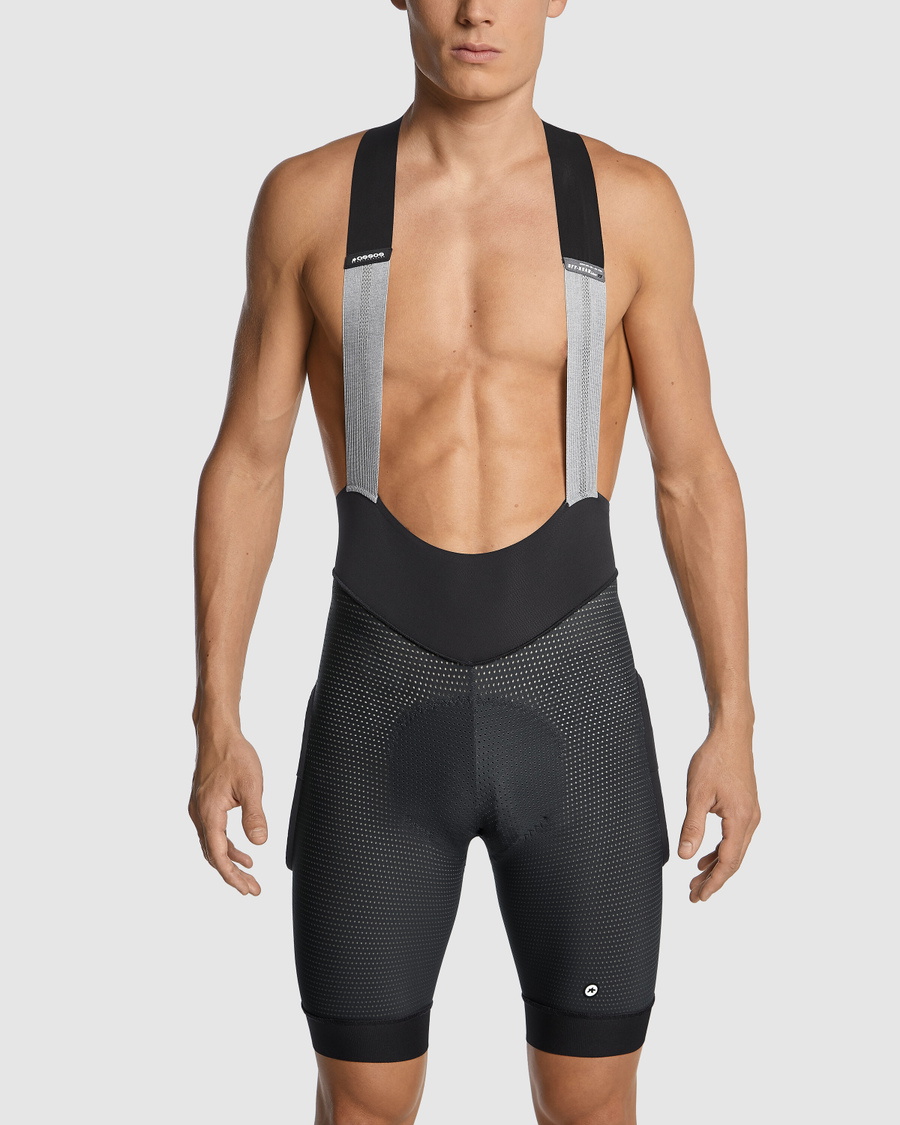 Beklædning - Cykelbukser - Assos TRAIL TACTICA Liner Bibshorts HP T3 - Grå