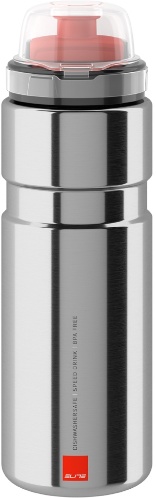 Tilbehør - Drikkedunke - Elite Syssa Vandflaske - Silver Glossy - 750ml