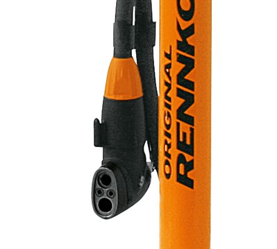 Tilbehør - Cykelpumper - SKS Rennkompressor fodpumpe MV hoved Multi Ventil 16bar/230psi - Orange