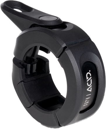 ACID by Cube CONTOUR Ringeklokke 31.8mm - Black
