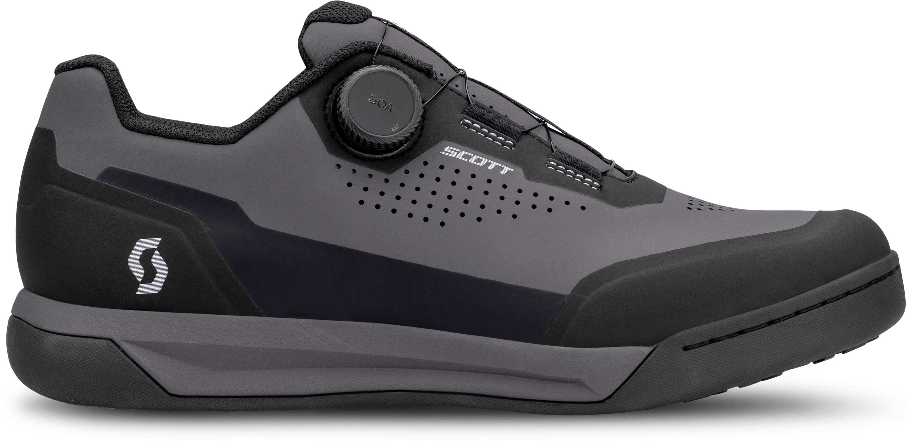 Beklædning - Cykelsko - Scott MTB Volt Evo Flat BOA Sko - Grey/Black
