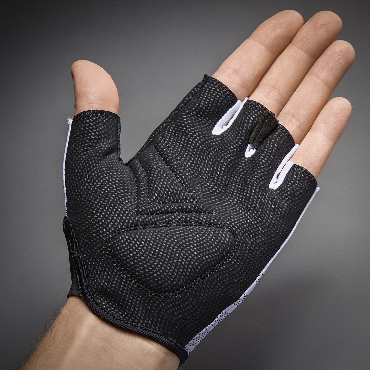 Beklædning - Cykelhandsker - GripGrab Ride Letvægts Polstret Kortfingret Handske - Hvid