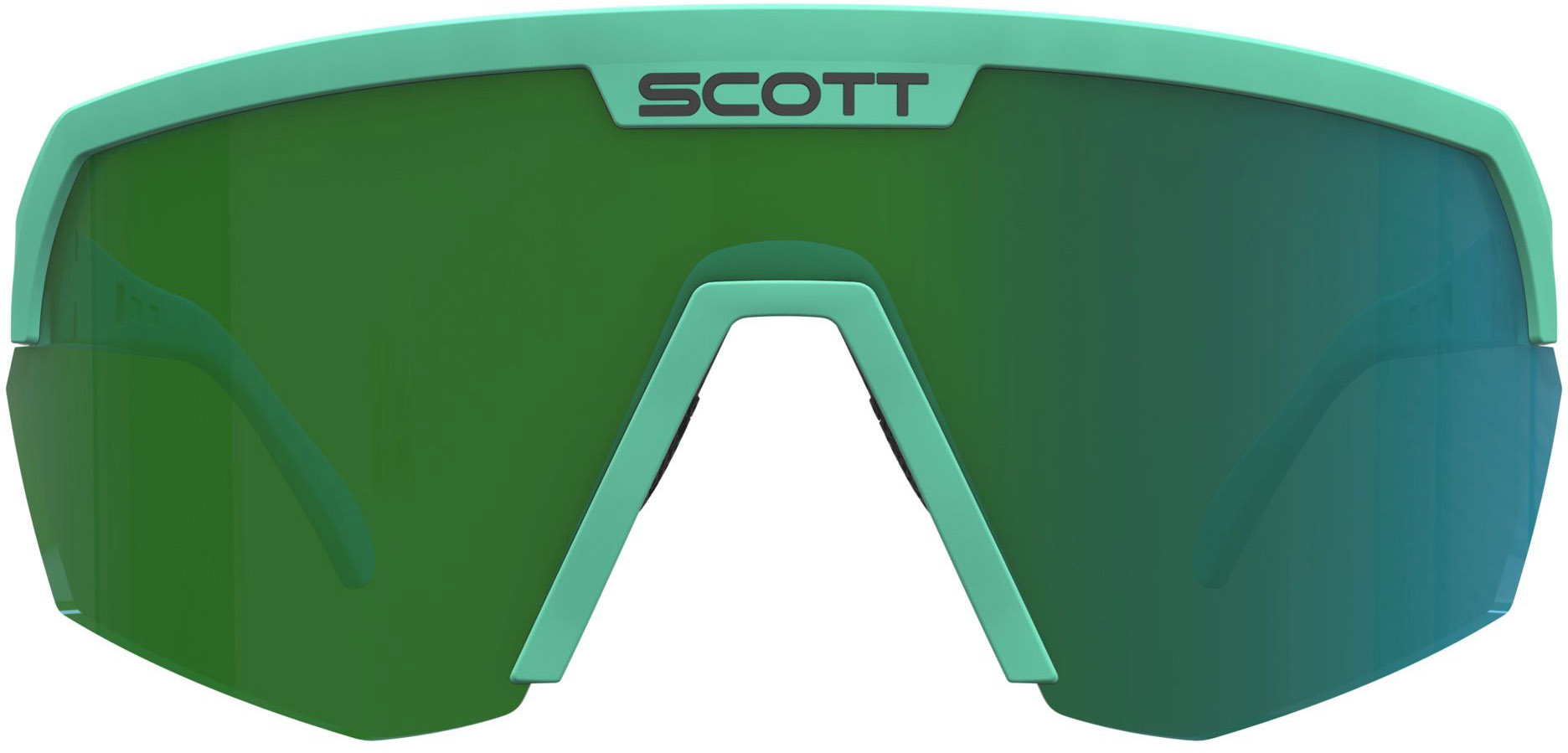 Beklædning - Cykelbriller - Scott Sport Shield Cykelbrille - Soft Teal Green / Green Chrome