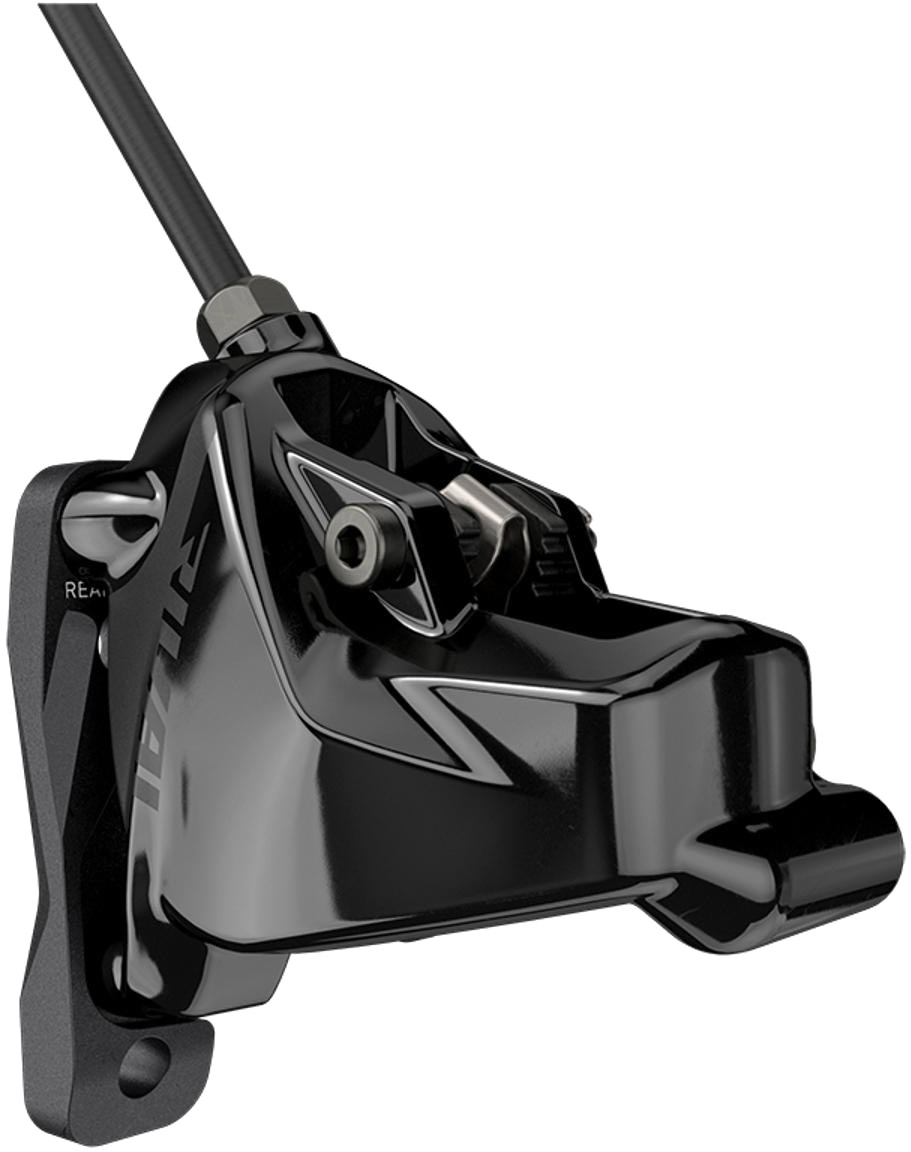 SRAM Rival eTap AXS HRD bremsekaliber – Flat Mount - Sort (inkl. klodser)