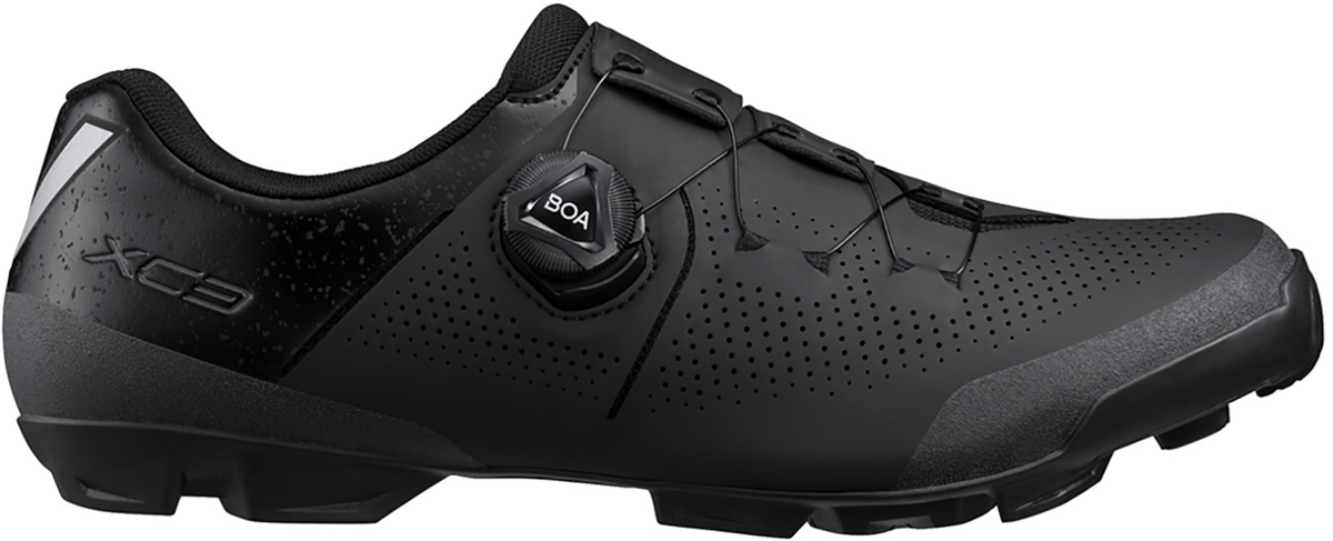 Shimano XC302 SPD MTB Sko Wide (Bred) - Black