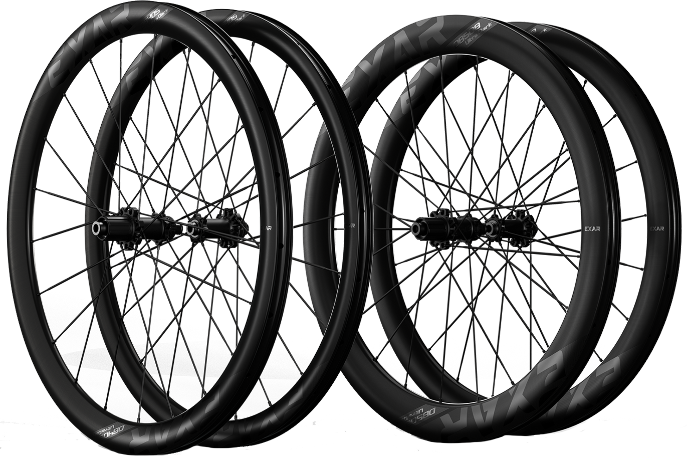 Magene EXAR Carbon Fiber Wheelset Ultra Series (Dark Series)