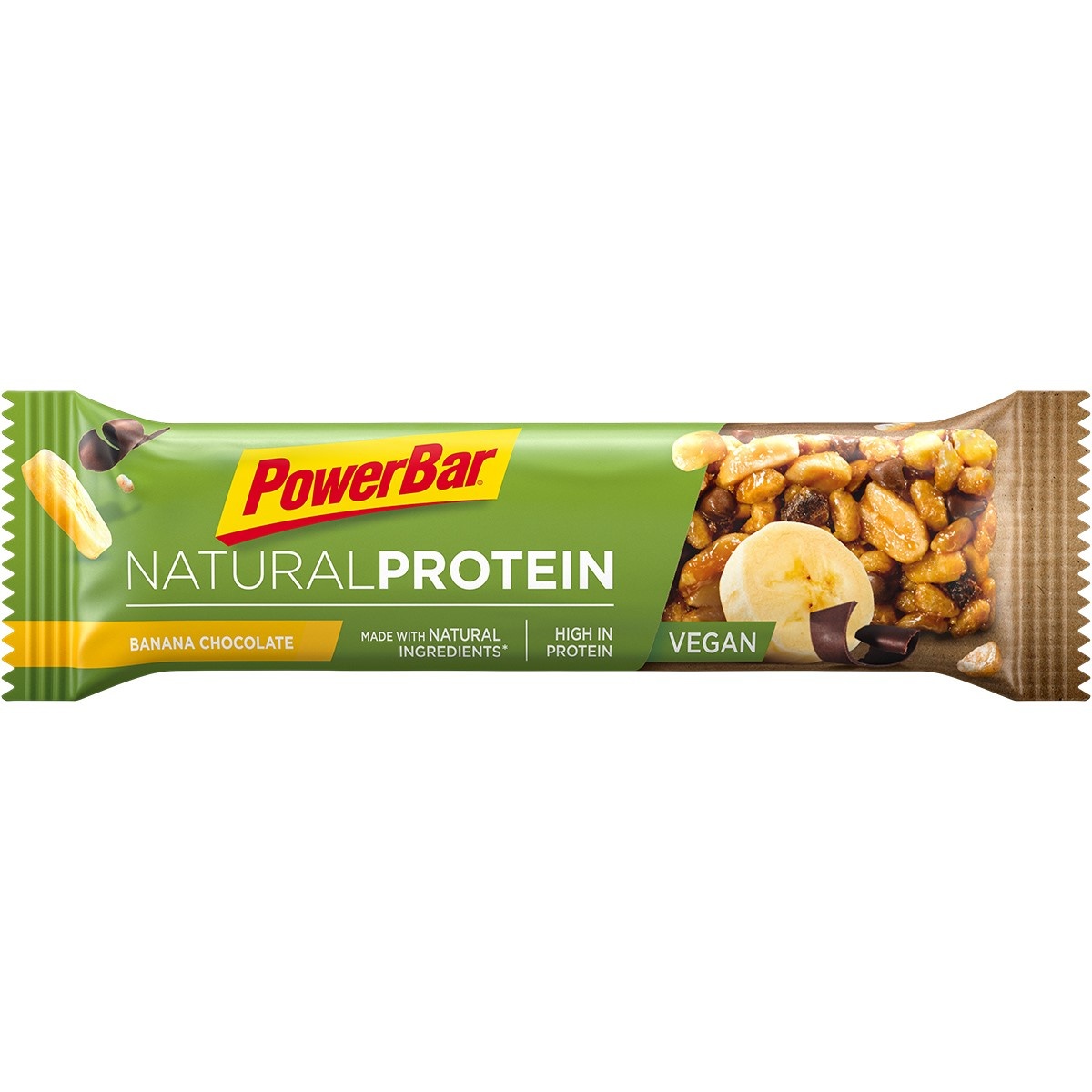 Tilbehør - Energiprodukter - PowerBar Natural Protein Banana Chocolate