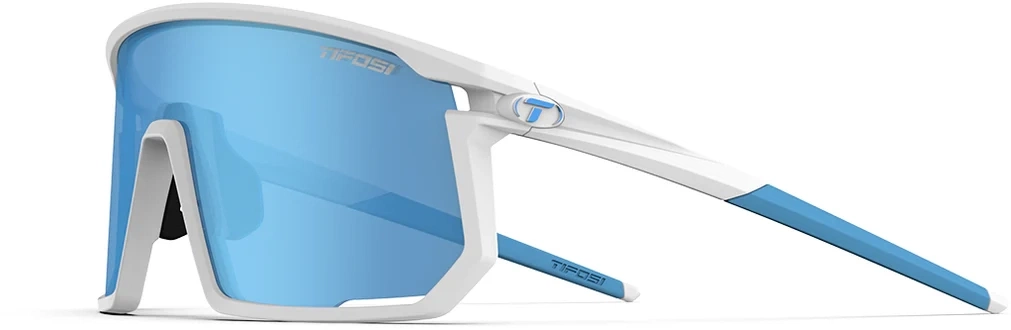 Beklædning - Cykelbriller - Tifosi Moab Cykelbriller – Matte White Clarion Blue/AC Red/Clear