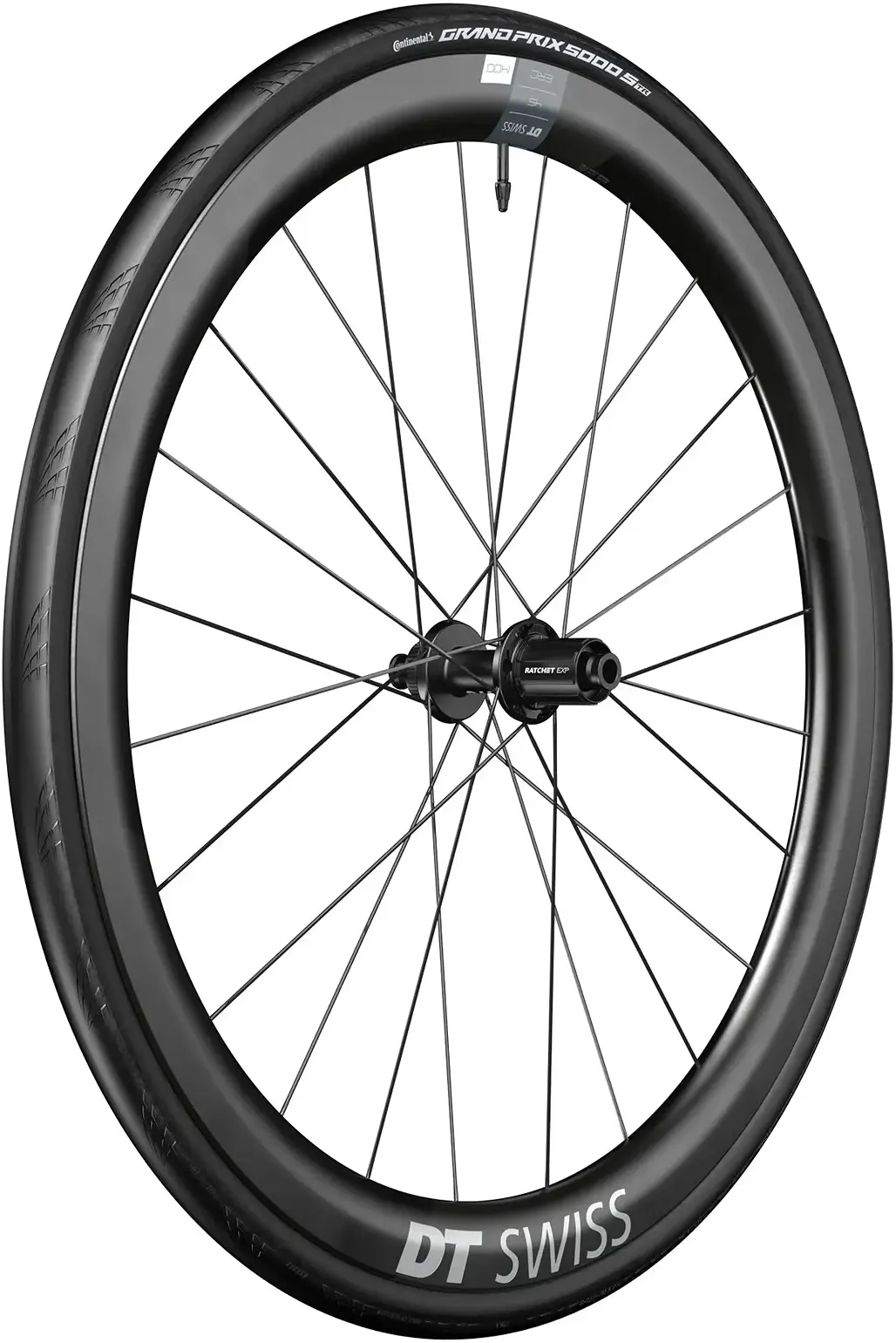 DT Swiss Wheel ERC 1400 Dicut 45 (Inkl. Dæk & Slange) 700c Rear - Shimano/SRAM