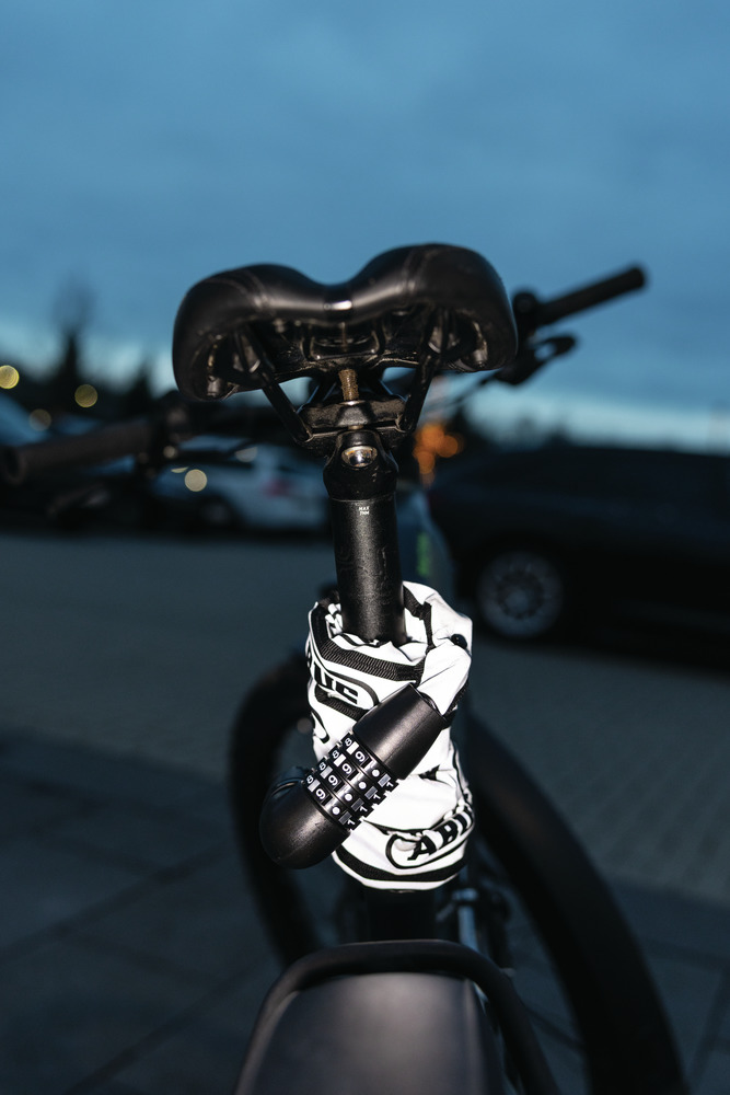Tilbehør - Cykellås - Abus Kædelås 6807C Tresor Combo - 110cm - Reflective