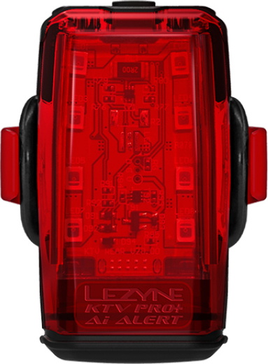 Tilbehør - Cykellygter - Lezyne KTV Pro+ Ai Alert Baglygte m. bremselys 150 lumen - Black