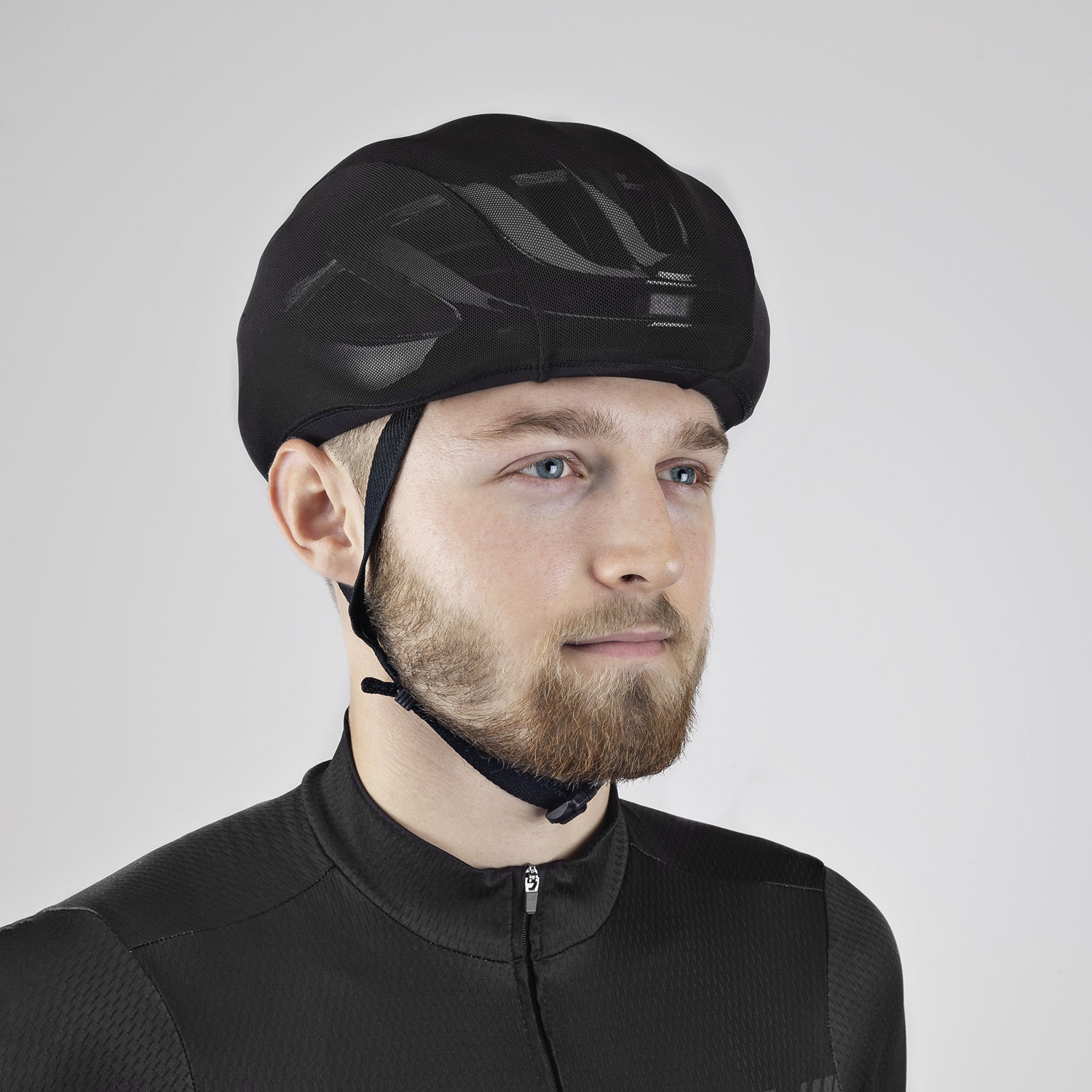 Beklædning - Hjelmhuer - GripGrab BugShield Helmet Cover (Insektnet) - Sort