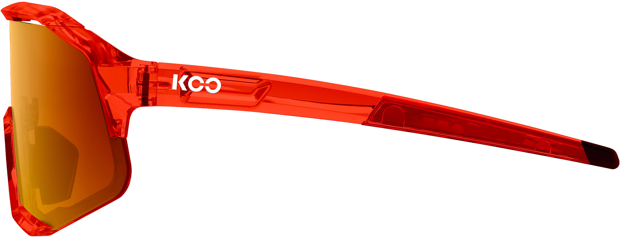 Beklædning - Cykelbriller - KOO Demos Cykelbriller - Red Glass - Red Mirror Lens