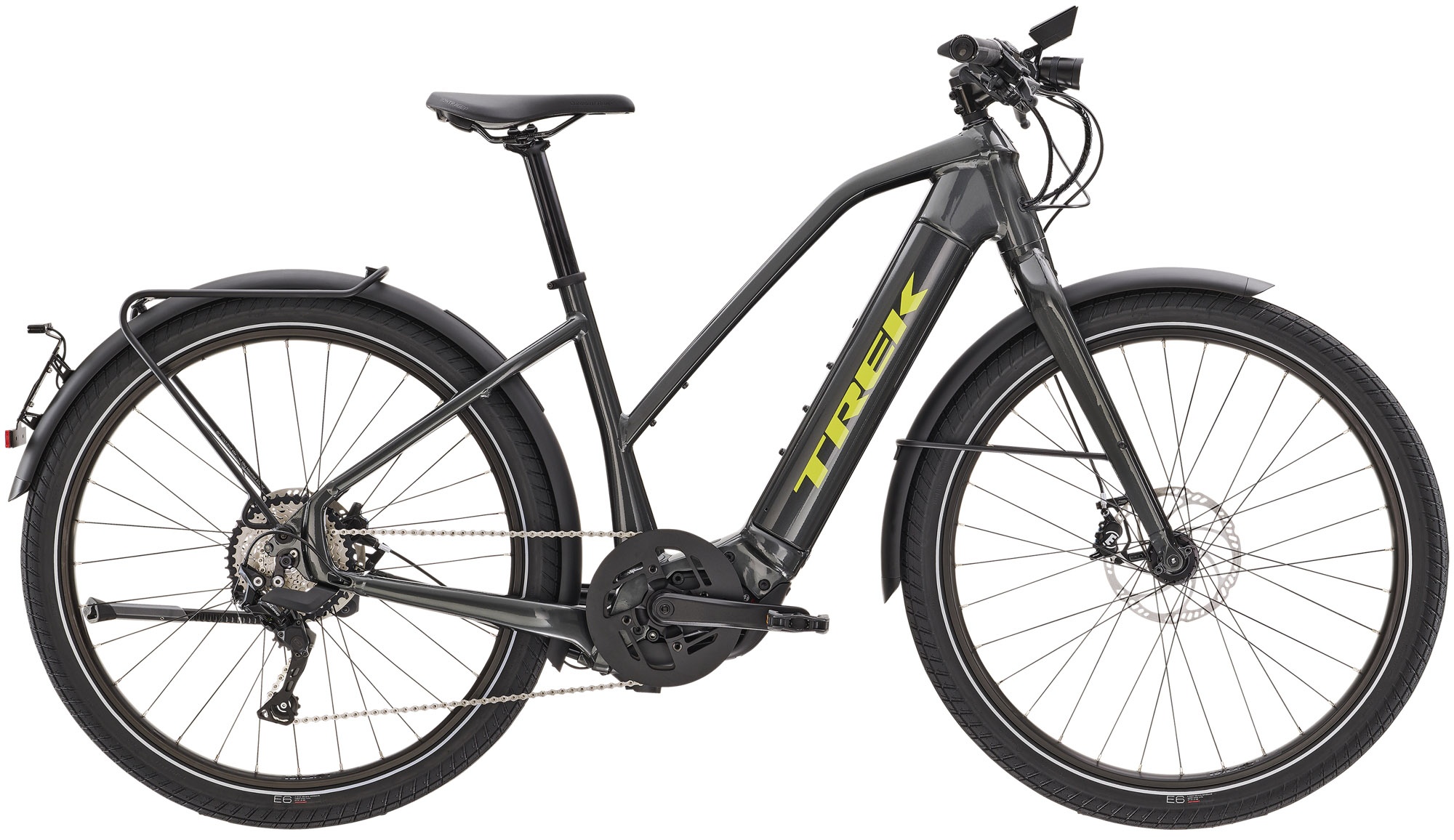 Cykler - Elcykler - Trek Allant+ 8S 27.5" 45 km/t Dame 2021 - Grå/Sort