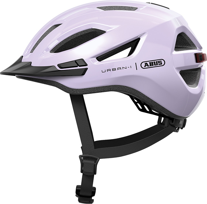Abus Hjelm Urban-I 4.0 m. LED - Light Lavender