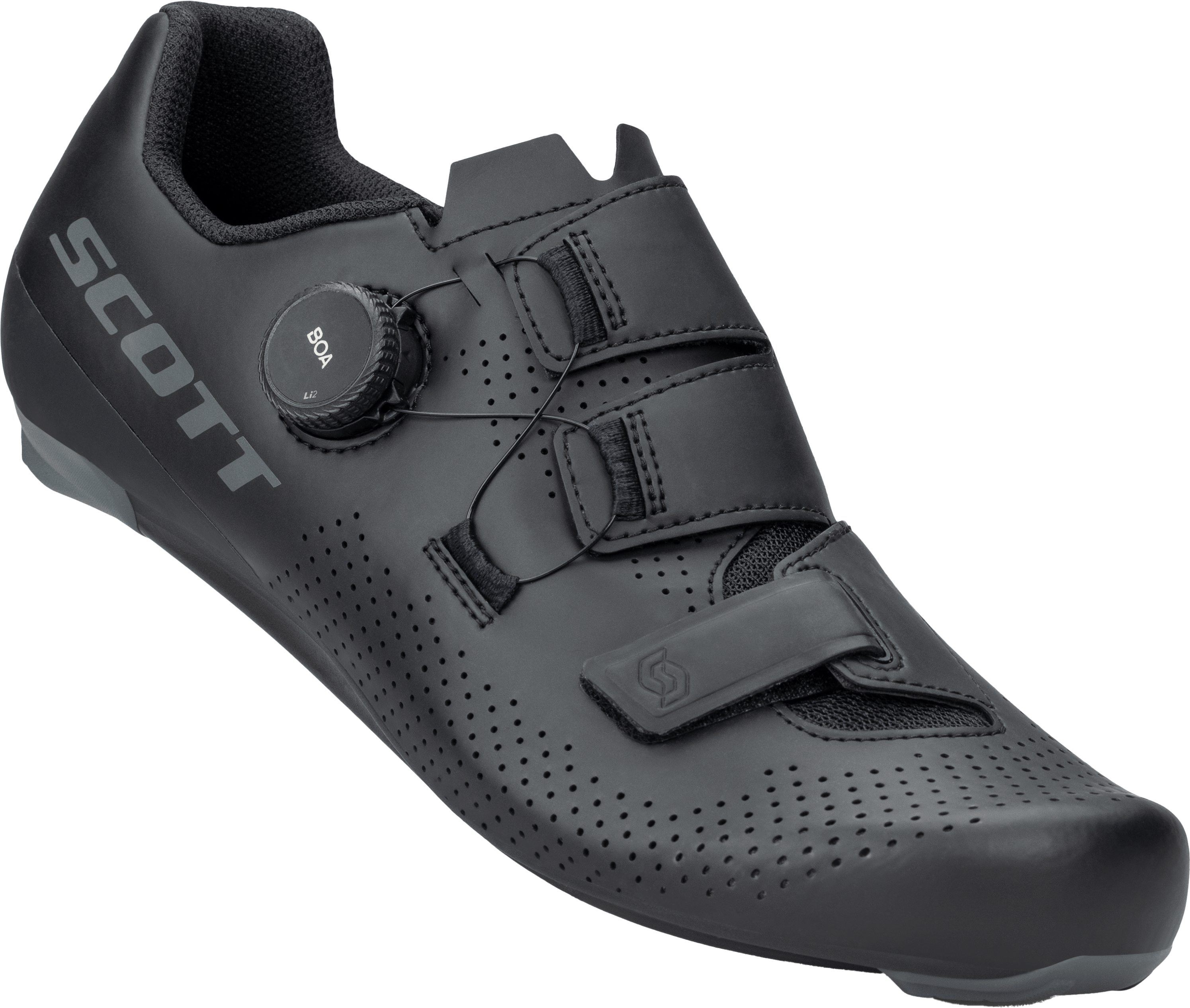 Scott Shoe Road Team Boa - Matt Black Dark Grey