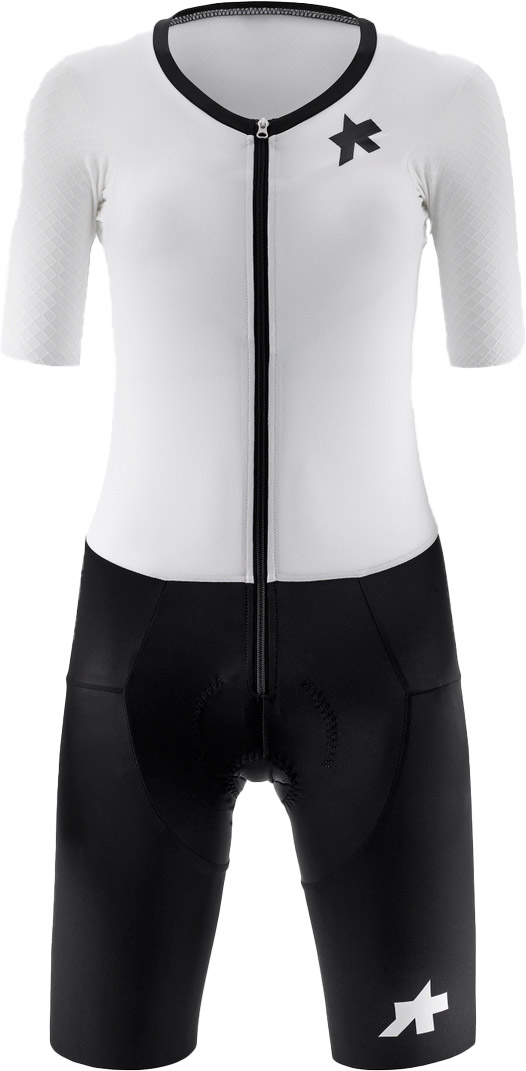 Beklædning - Cykelbukser - Assos DYORA RSV TRIATOR Speedsuit S11 Triatlondragt Cykeltrøje og Cykelbukser - White Series