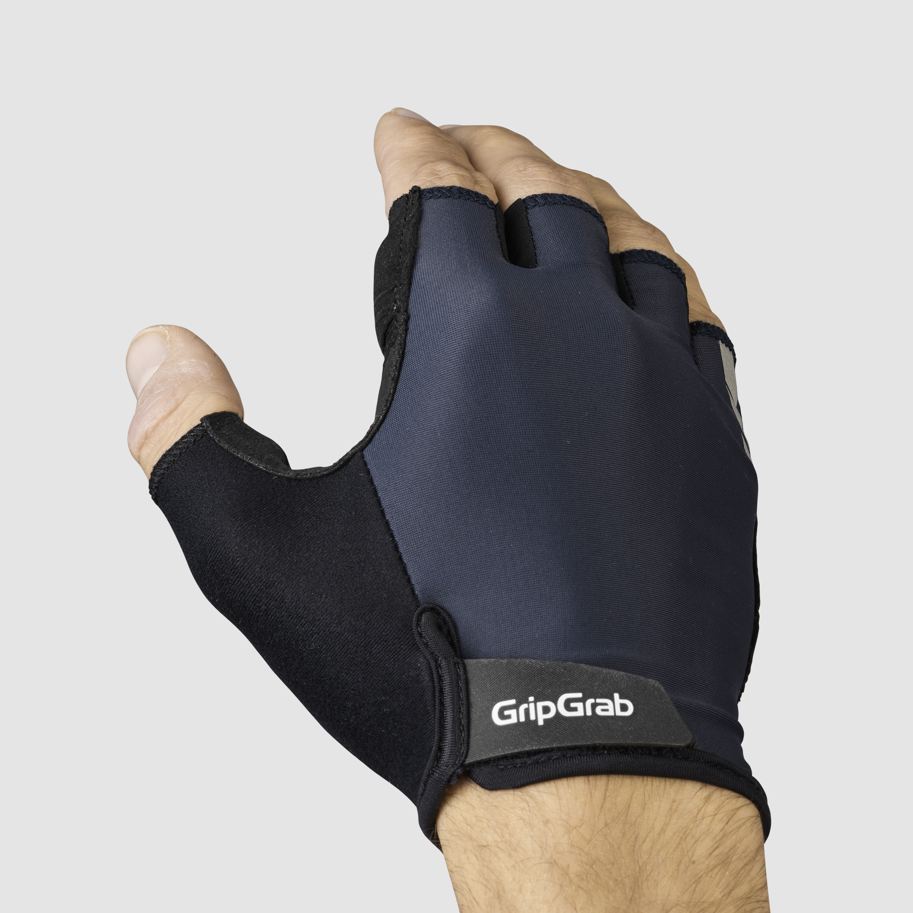 Beklædning - Cykelhandsker - GripGrab RIDE Polstret Kortfingret Sommerhandsker - Navy Blue