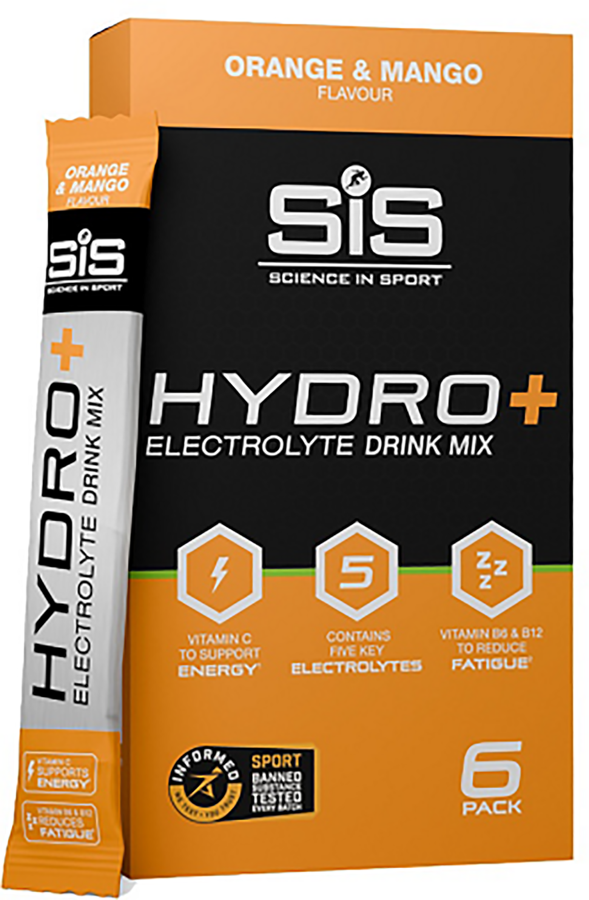 SIS GO Hydro+ Powder Orange Mango - 6x4.5g
