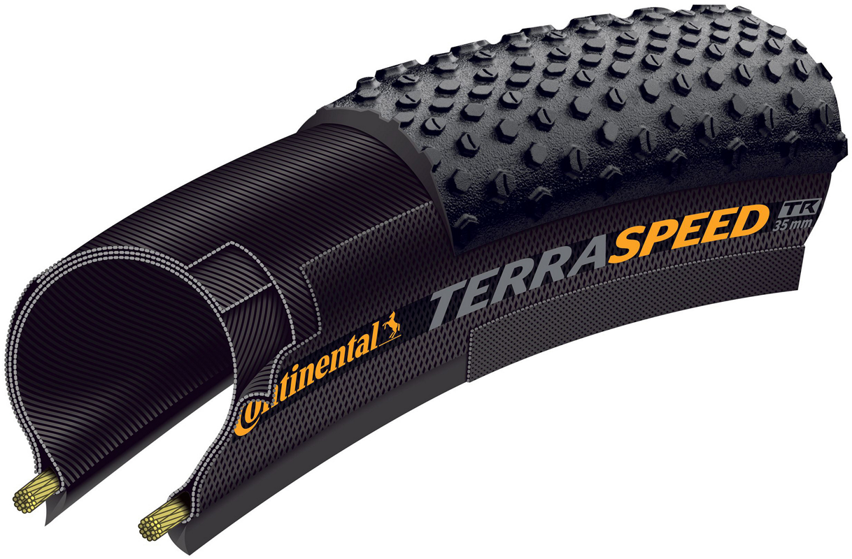 Reservedele - Cykeldæk - Continental Tire Terra Speed ProTect 40-584/27.5x1.50 Fold - Black