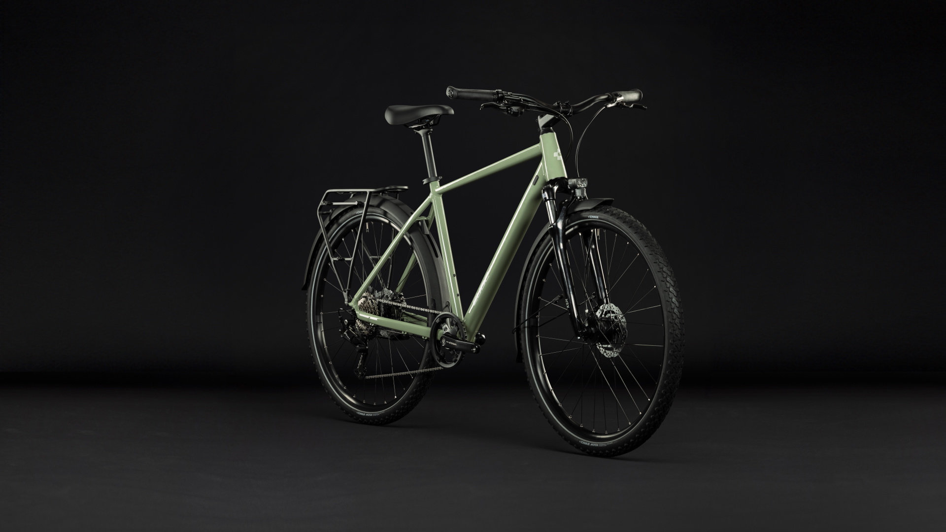 Cykler - Herrecykler - Cube Nature ONE FE (Fully Equipped) Herre 2027 - Almondgreen´green