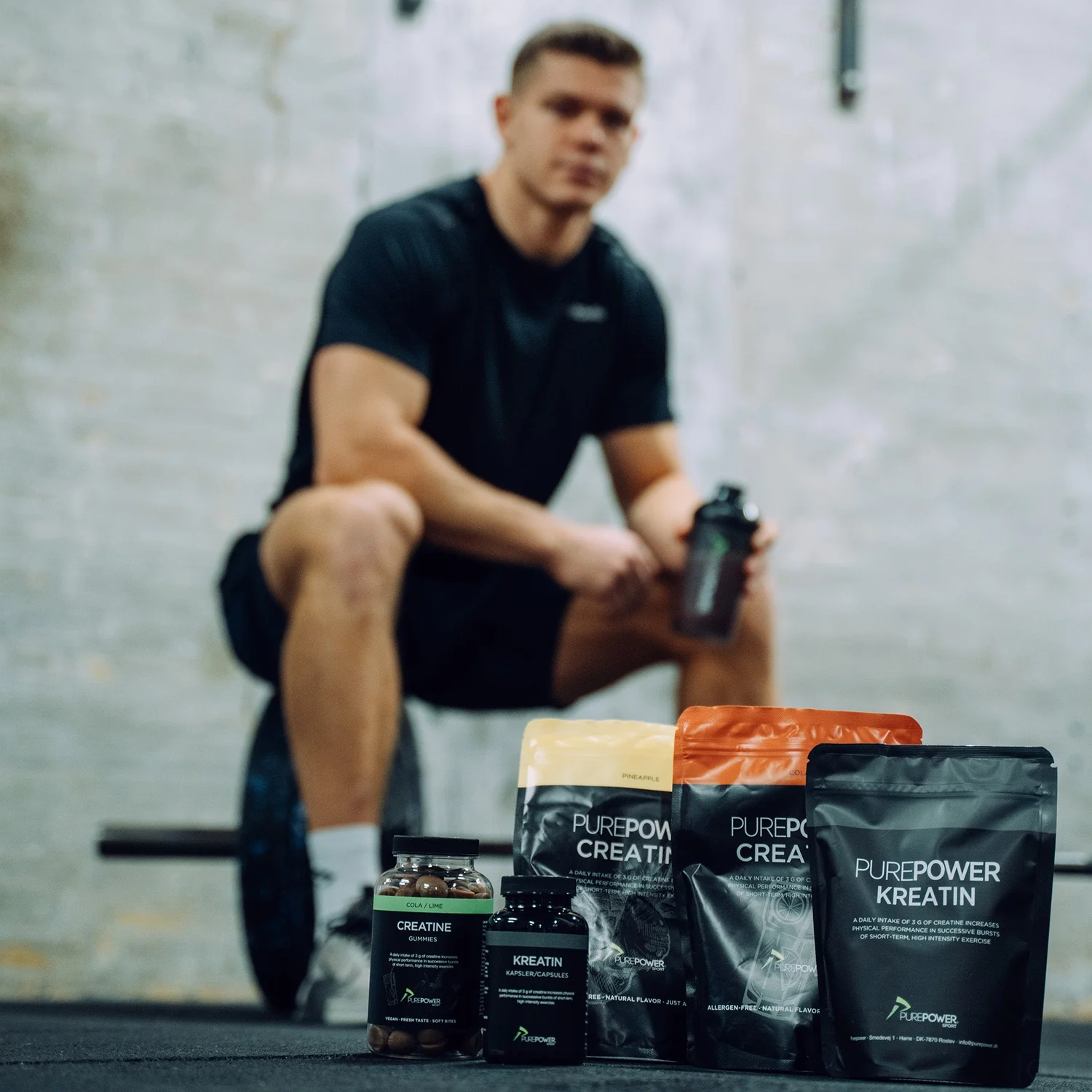 Tilbehør - Energiprodukter - Purepower Creatine Pulver - Cola 300G