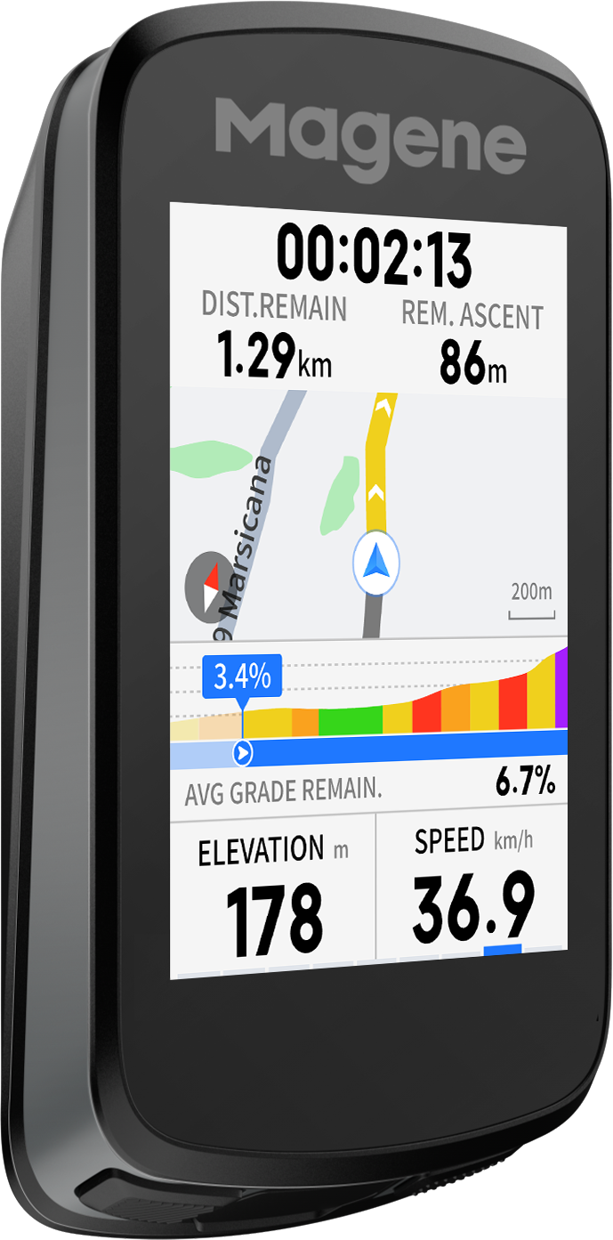 Tilbehør - Cykelcomputer & GPS - Magene C606 v2 GPS Cykelcomputer