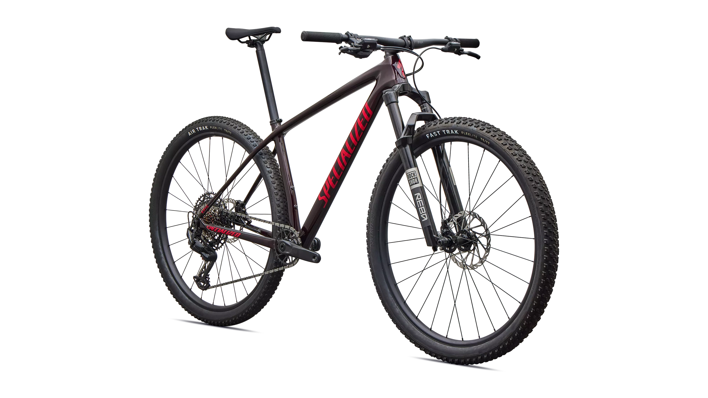 Cykler - Mountainbikes - Specialized Epic Hardtail Comp SRAM Eagle 70, RockShox REBA 2027 - Gloss Red Tint