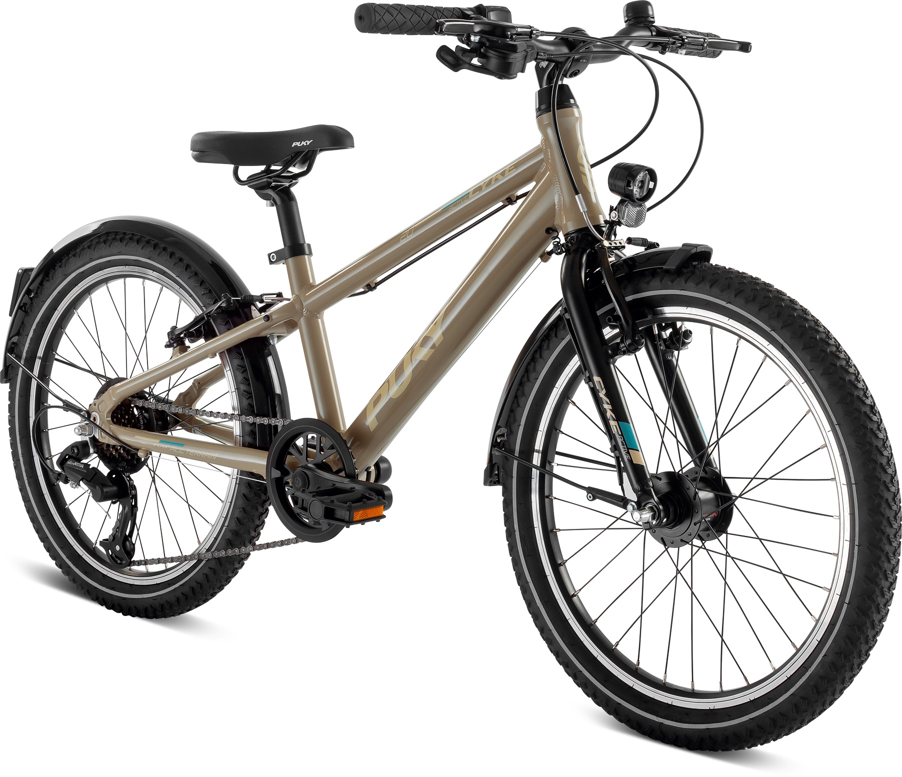 Cykler - Børnecykler - PUKY Cyke 20-7 Active 20" - Dusty Sand Black