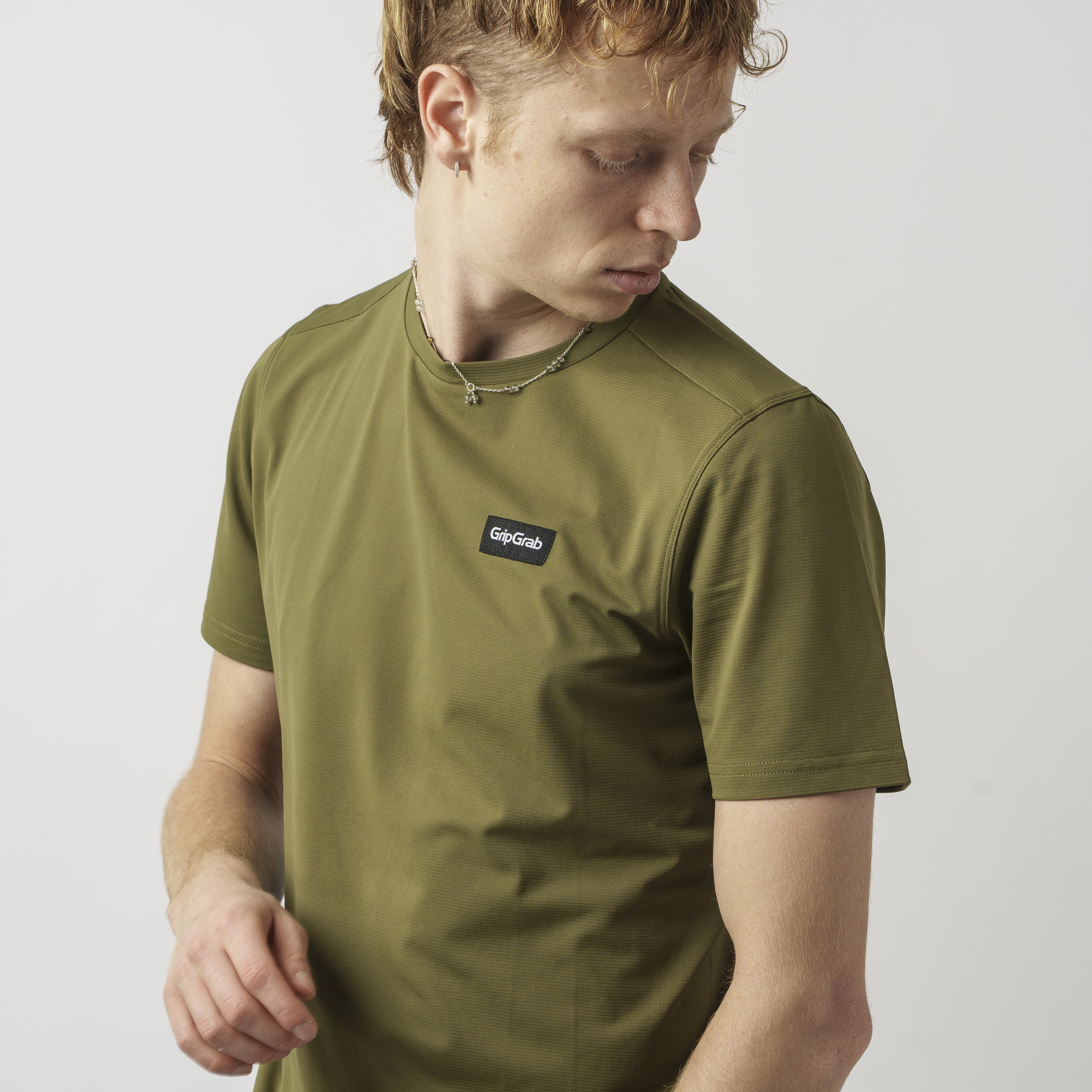 Beklædning - Merchandise - GripGrab Flow T-Shirt - Olive Green