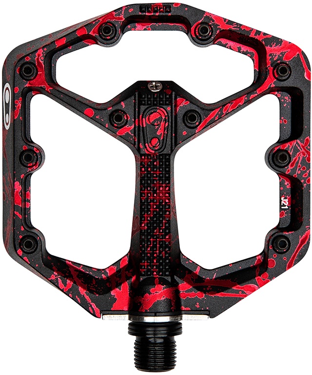 Se CrankBrothers Pedal Stamp 7 - Small - Red hos Cykelexperten.dk