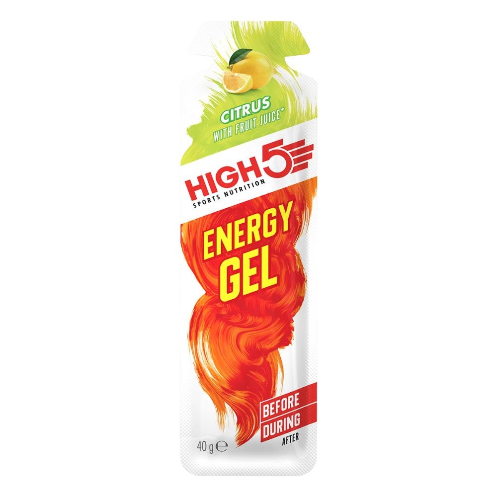 Tilbehør - Energiprodukter - Energigel - High5 Energy Gel 32ml - Citrus