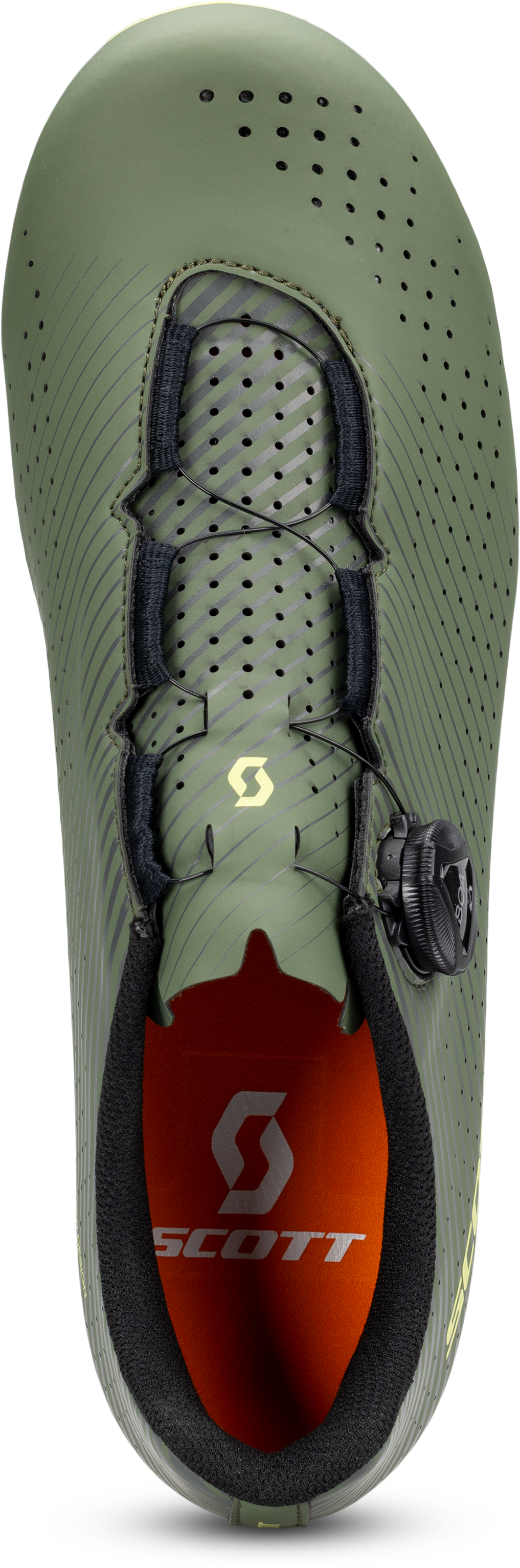 Beklædning - Cykelsko - Scott Road Comp SPD-SL Sko - Olive Green/Yellow