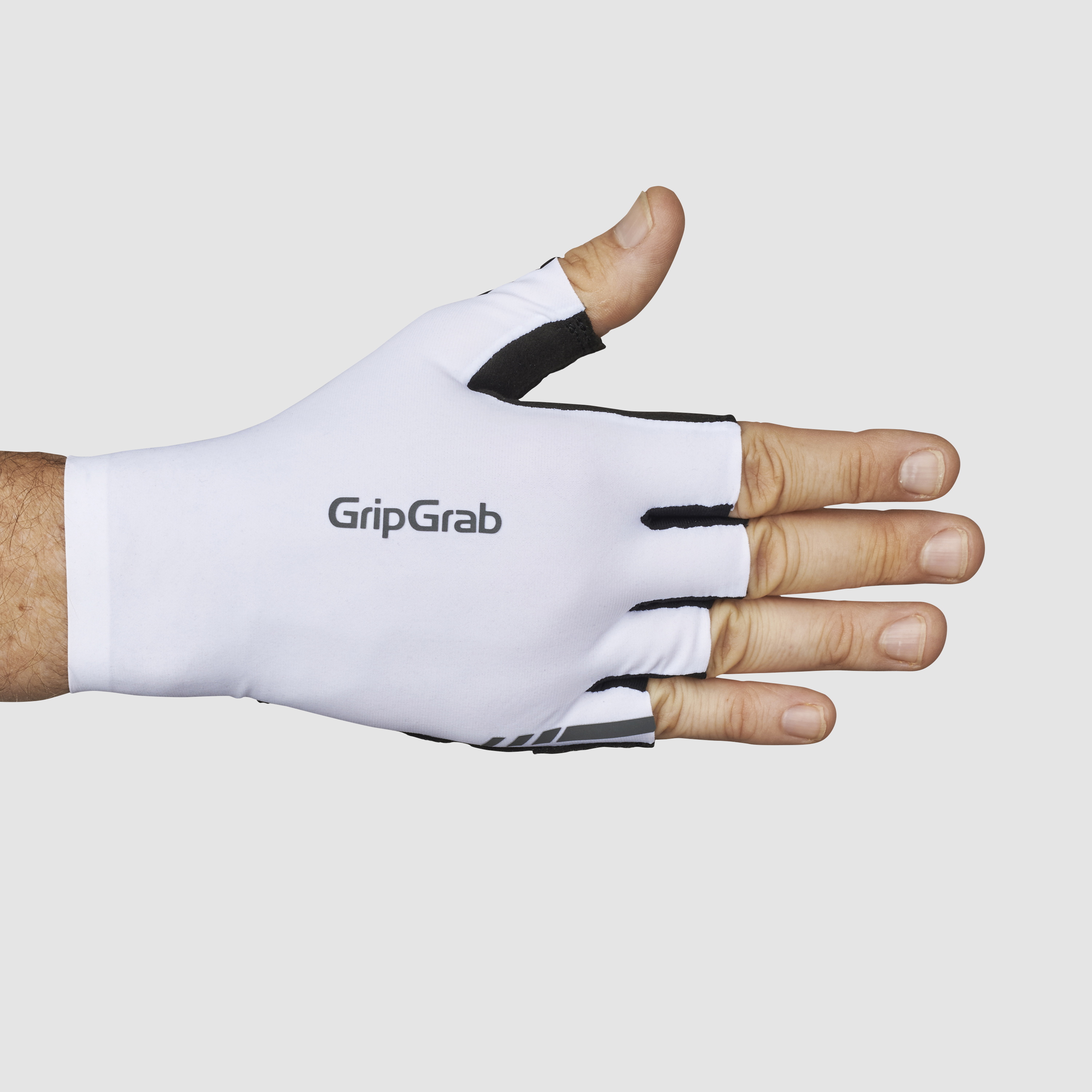Beklædning - Cykelhandsker - GripGrab Faststream Aero Handsker Kortfingrede - White