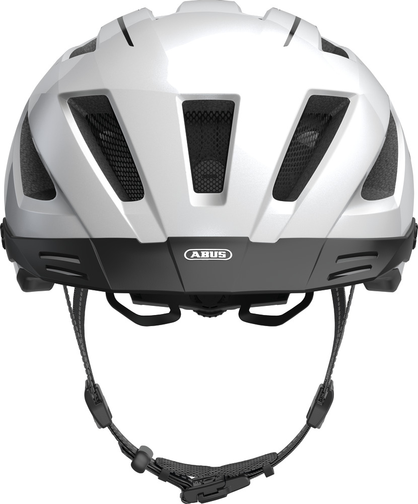 Beklædning - Cykelhjelme - Abus Pedelec 2.0 Hjelm m. LED lys - Hvid (elcykel hjelm)
