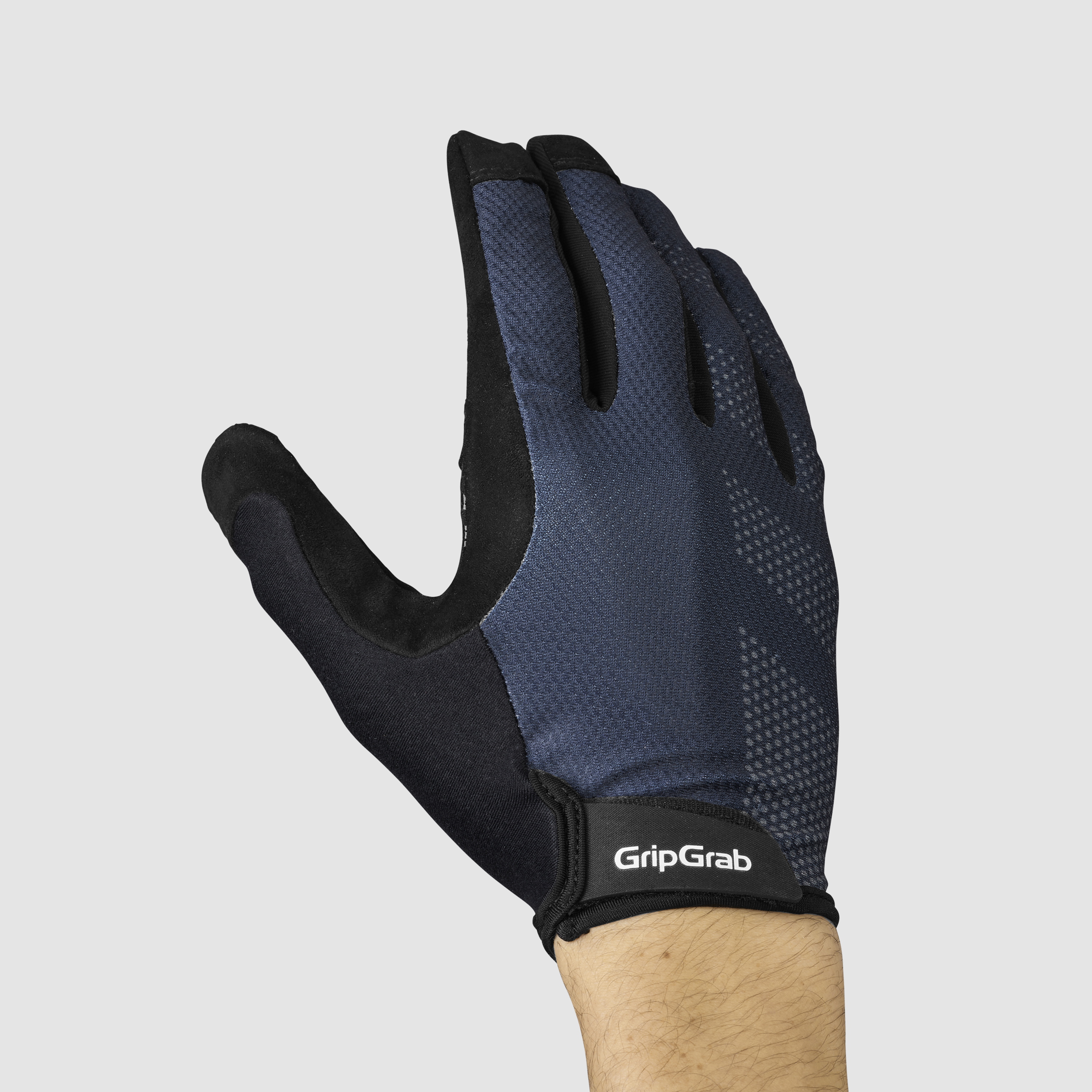 Beklædning - Cykelhandsker - GripGrab RIDE Lite Langfingret Sommerhandsker - Navy Blue