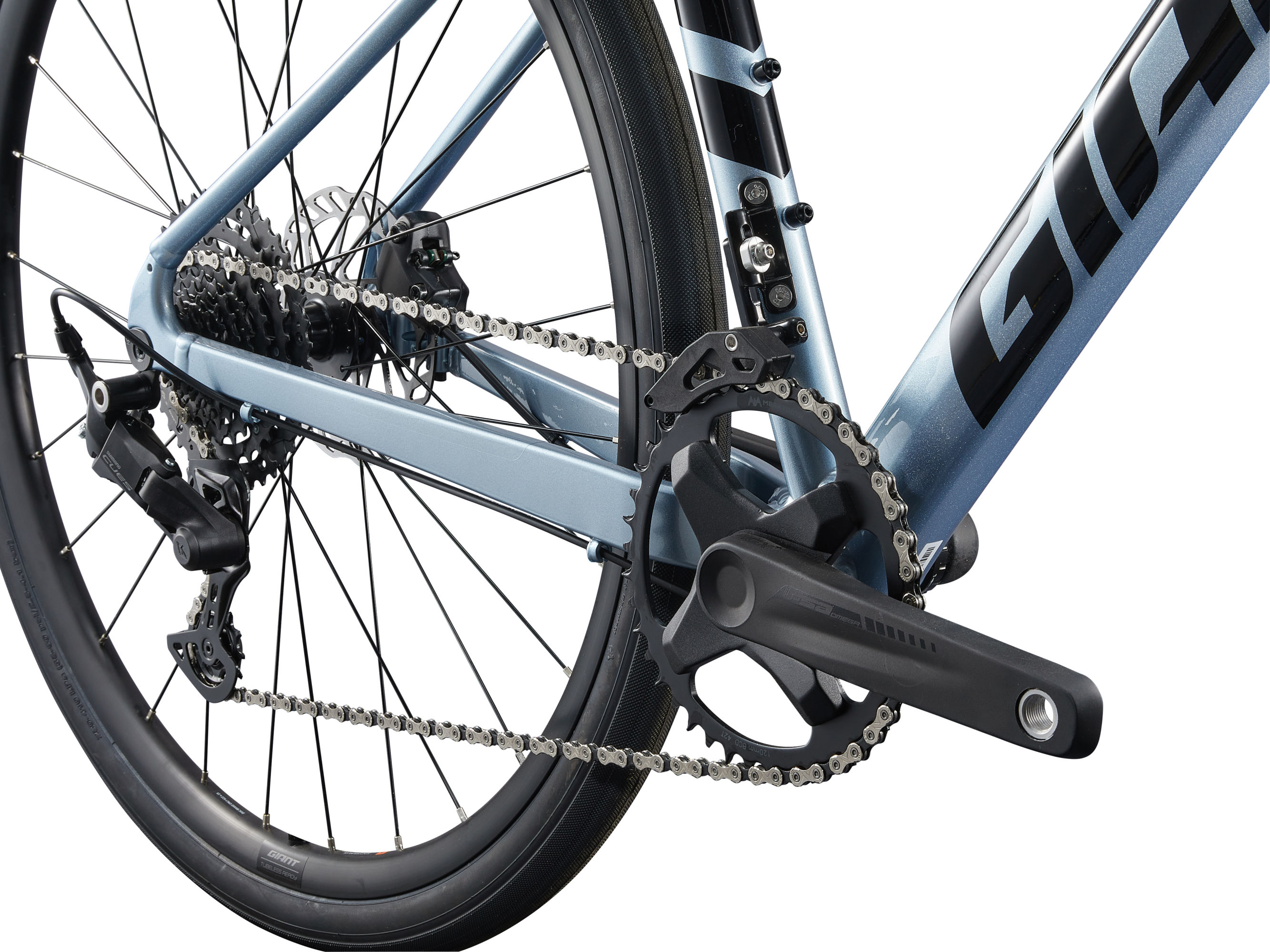 Cykler - Herrecykler - Giant FastRoad AR 2 2025 - Glacier Silver