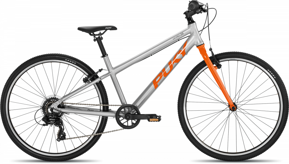 Cykler - Børnecykler - PUKY LS-PRO 26-8 Alu 26" - Sølv/Orange