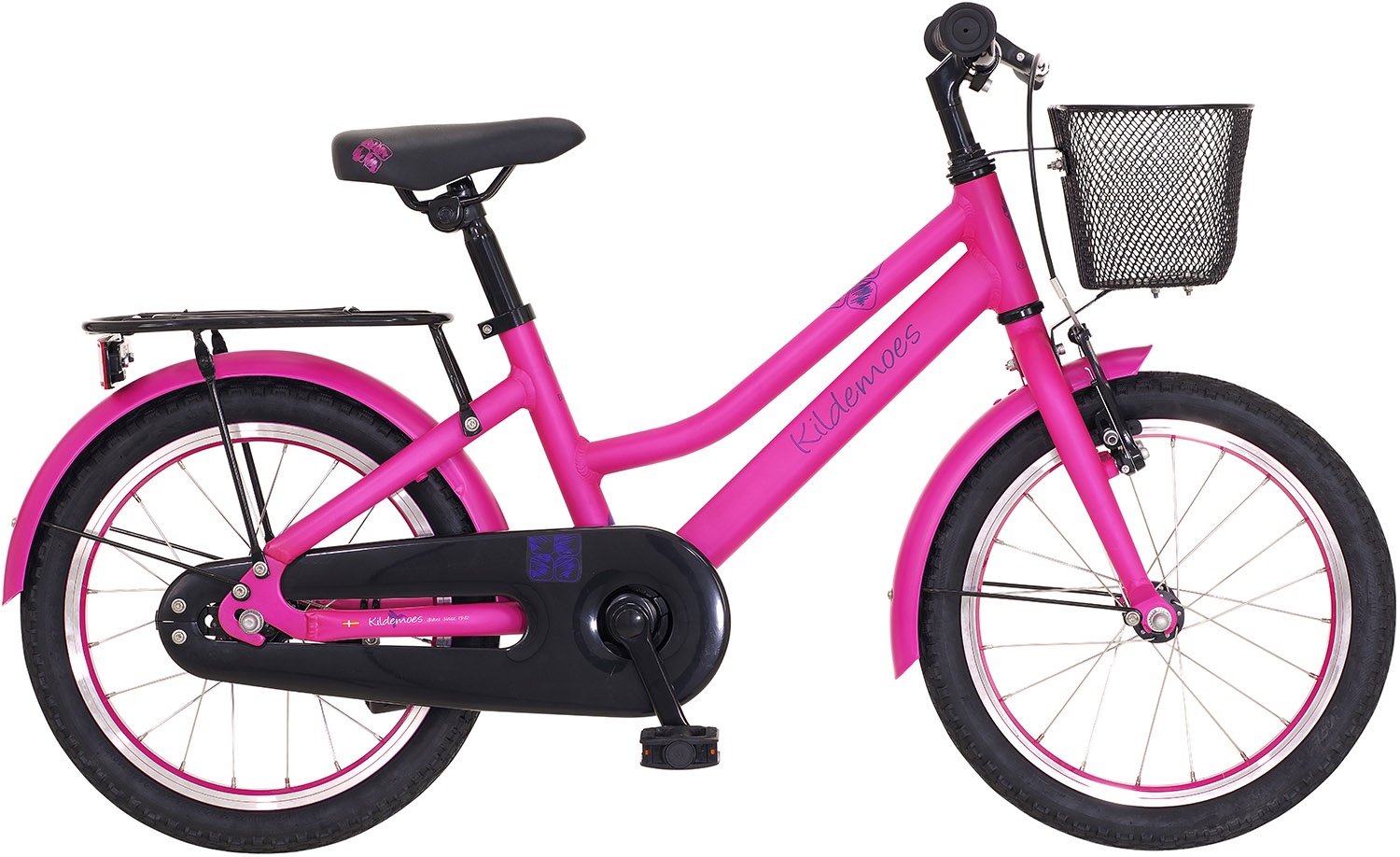 Cykler - Børnecykler - Kildemoes Bikerz Pige 16" 2023 - Lyserød