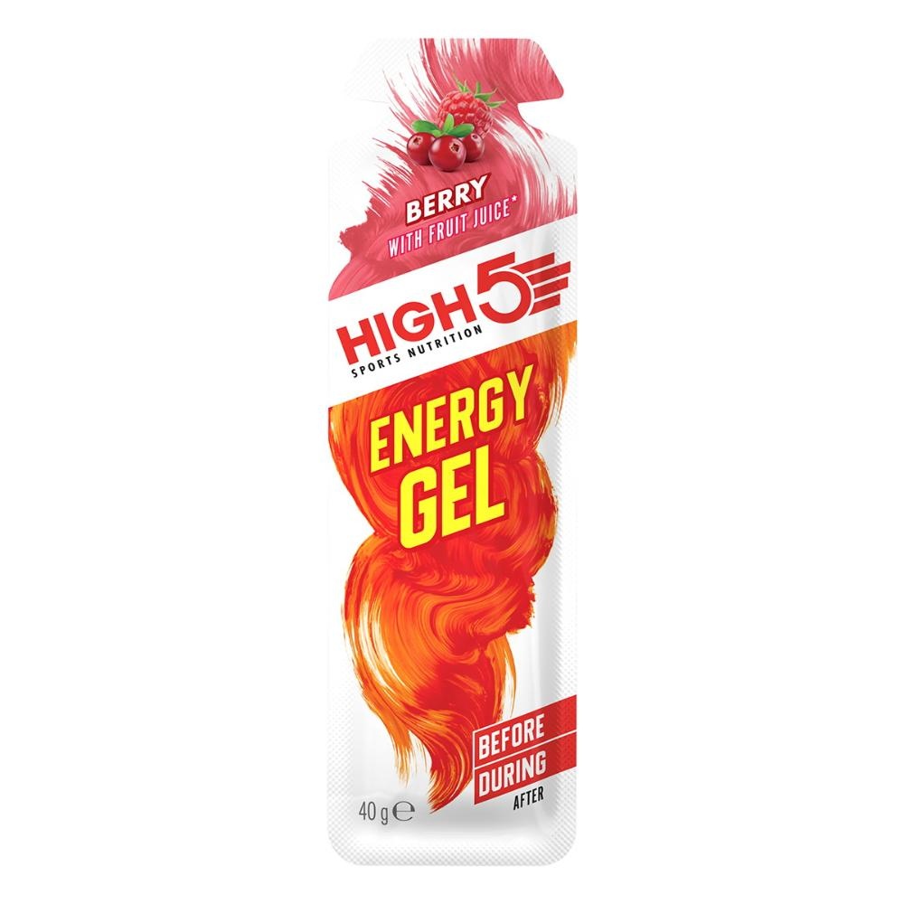 Tilbehør - Energiprodukter - Energigel - High5 Energy Gel (32 ml) - Berry
