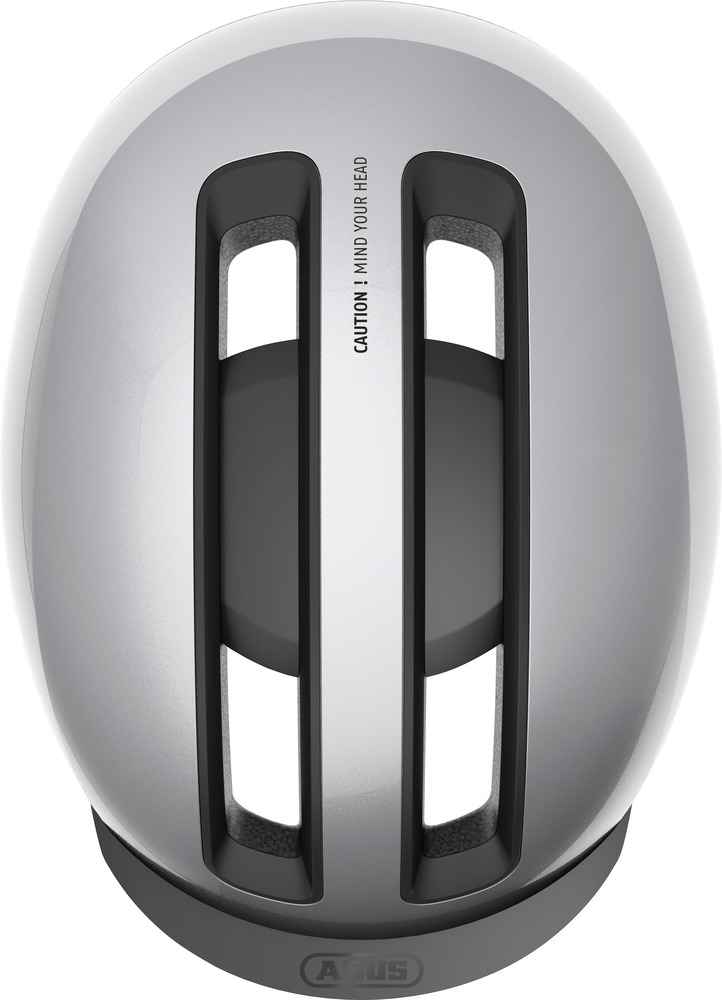 Beklædning - Cykelhjelme - Abus Hud-Y m. LED - Silver