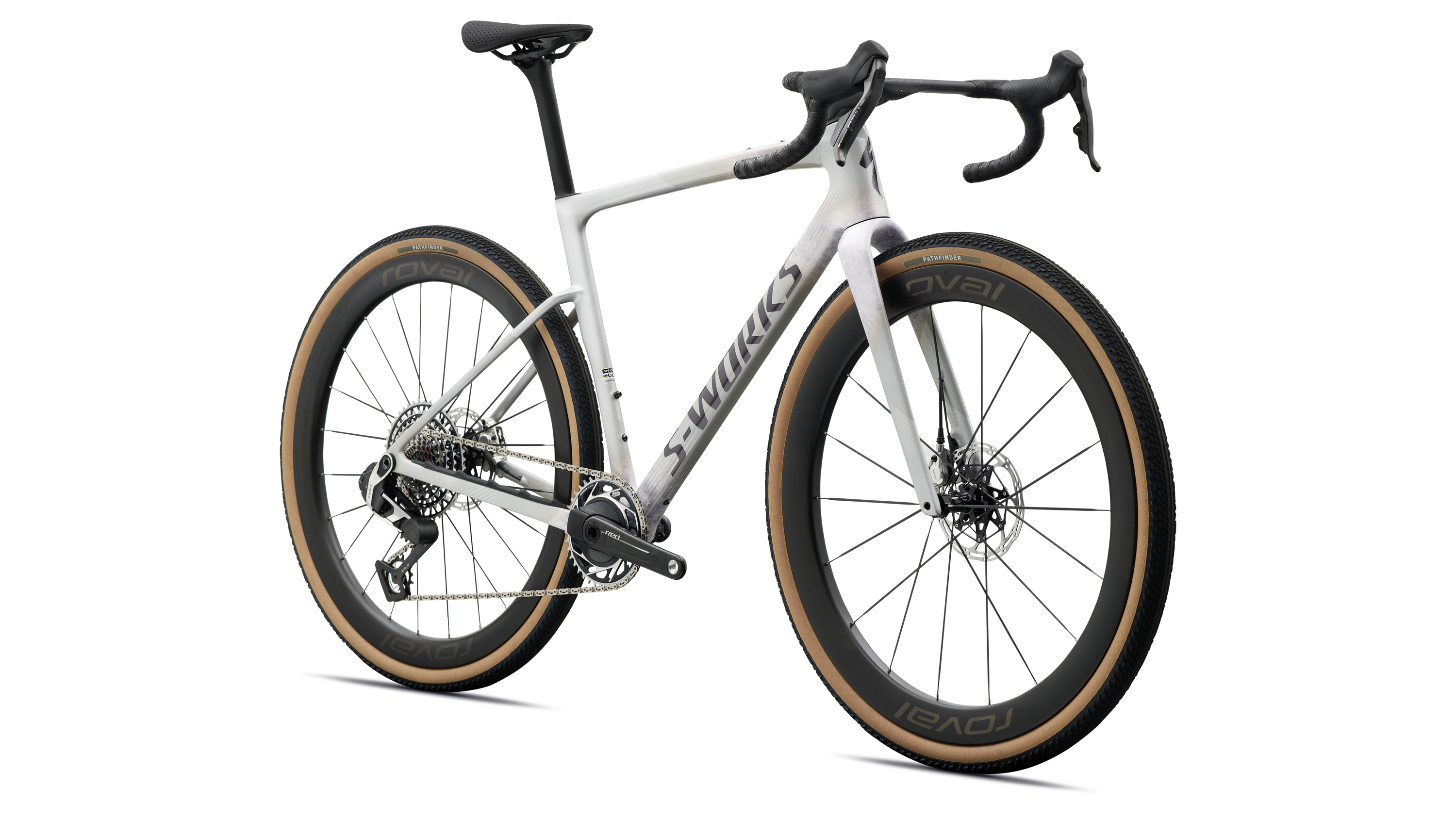 Cykler - Gravel cykler - Specialized S-Works Crux 5 SRAM RED XPLR 2027 - Silver Dust/Amethyst Frost/Nebula Metallic